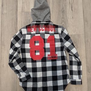 Guess Button up Hoodie